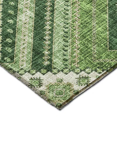 Dalyn Portico Washable Po5 10'x14' Area Rug In Green