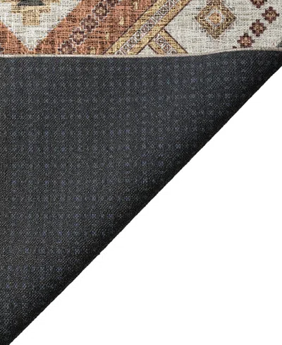 Dalyn Portico Washable Po5 10'x14' Area Rug In Brown