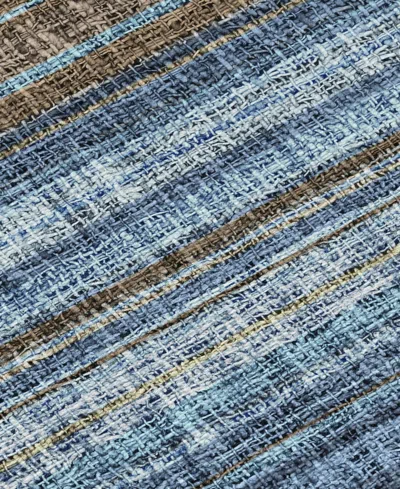 Dalyn Portico Washable Po2 9'x12' Area Rug In Blue