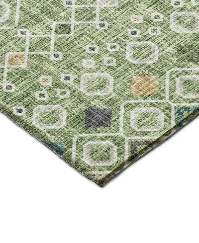 Dalyn Portico Washable Po4 10'x14' Area Rug In Green