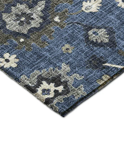 Dalyn Portico Washable Po6 10'x14' Area Rug In Blue