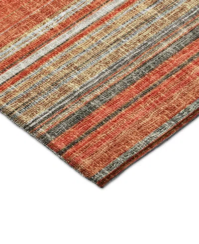 Dalyn Portico Washable Po2 9'x12' Area Rug In Orange