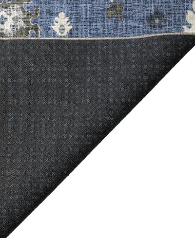 Dalyn Portico Washable Po6 10'x14' Area Rug In Blue