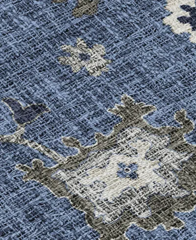 Dalyn Portico Washable Po6 10'x14' Area Rug In Blue