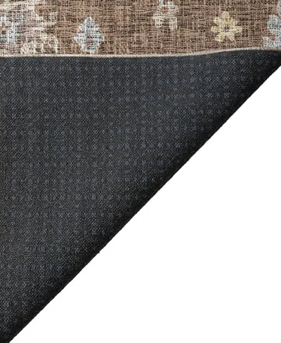 Dalyn Portico Washable Po6 10'x14' Area Rug In Brown
