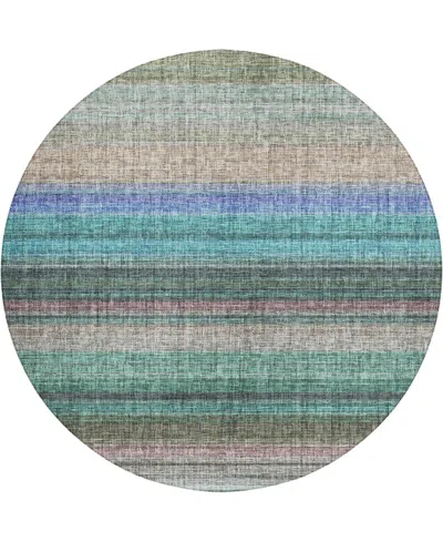 Dalyn Portico Po2 8'x8' Round Area Rug In Multi