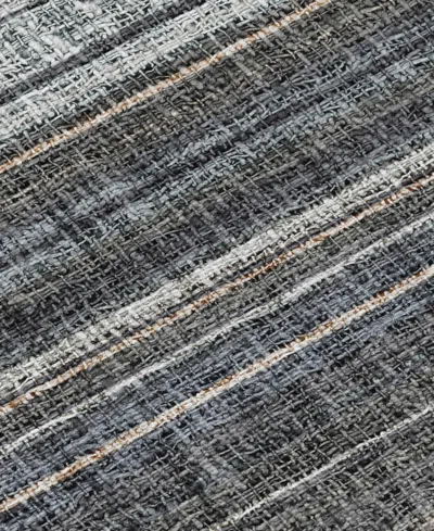 Dalyn Portico Po2 8'x8' Round Area Rug In Gray