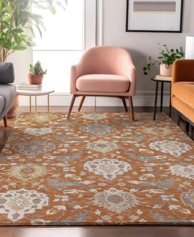 Dalyn Tabrook Washable Tb4 3'x5' Area Rug In Brown