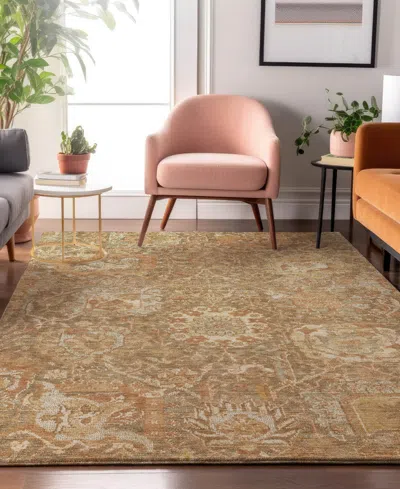 Dalyn Tabrook Washable Tb10 10'x14' Area Rug In Gold