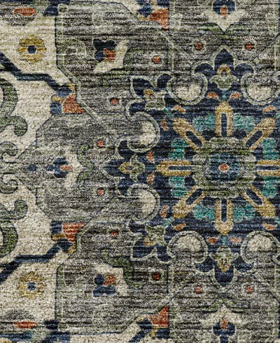 Dalyn Silk Road Washable Sr6 2'3"x7'6" Runner Area Rug In Blue