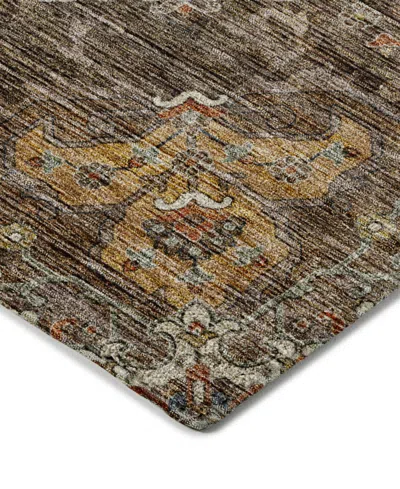 Dalyn Silk Road Washable Sr6 2'3"x7'6" Runner Area Rug In Brown