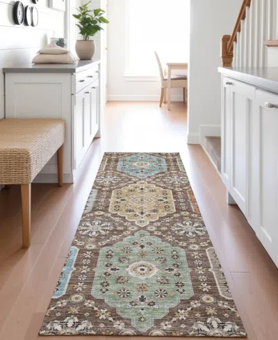 Dalyn Silk Road Washable Sr7 2'3"x7'6" Runner Area Rug In Multi