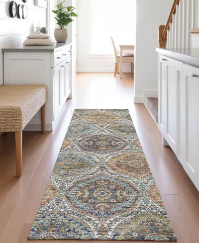 Dalyn Silk Road Washable Sr12 2'3"x7'6" Runner Area Rug In Multi
