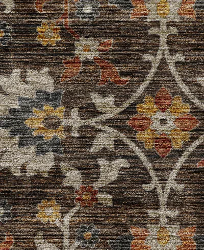 Dalyn Silk Road Washable Sr4 3'x5' Area Rug In Brown