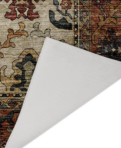 Dalyn Silk Road Washable Sr5 3'x5' Area Rug In Brown