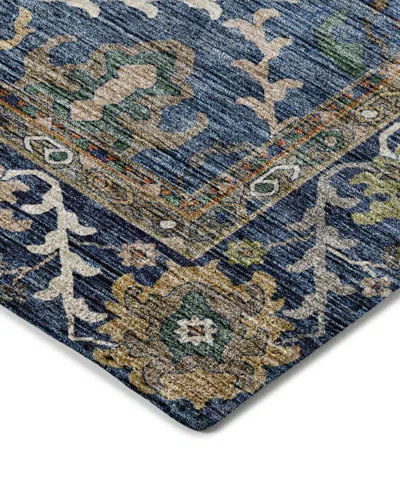 Dalyn Silk Road Washable Sr8 3'x5' Area Rug In Blue