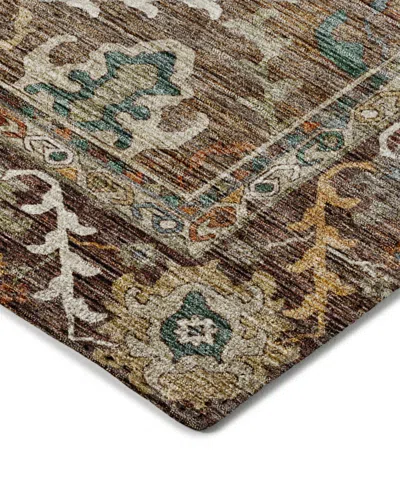 Dalyn Silk Road Washable Sr8 3'x5' Area Rug In Brown