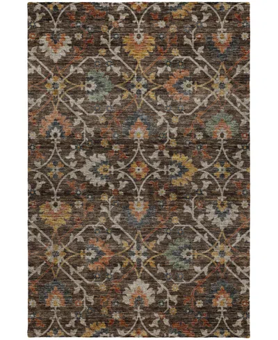 Dalyn Silk Road Washable Sr4 5'x7'6" Area Rug In Brown
