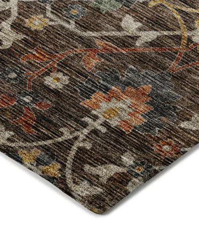 Dalyn Silk Road Washable Sr4 5'x7'6" Area Rug In Brown