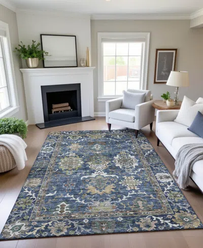 Dalyn Silk Road Washable Sr8 9'x12' Area Rug In Multi