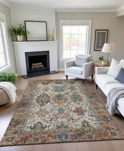 Dalyn Silk Road Washable Sr5 10'x14' Area Rug In Multi