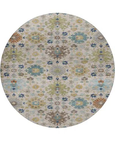 Dalyn Silk Road Washable Sr3 8'x8' Round Area Rug In Multi