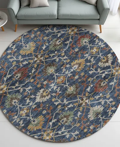 Dalyn Silk Road Washable Sr4 8'x8' Round Area Rug In Multi