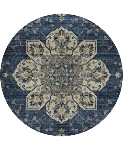 Dalyn Silk Road Washable Sr6 8'x8' Round Area Rug In Multi