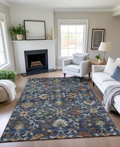 Dalyn Silk Road Washable Sr4 6'6"x9'6" Area Rug In Multi