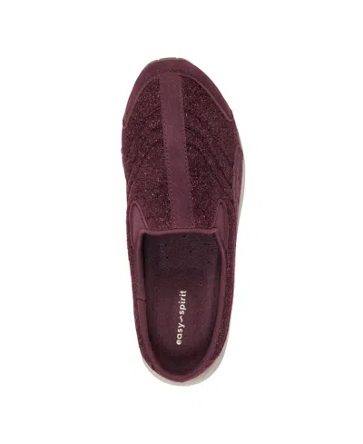 Easy Spirit Travel Time Womens Suede Slip On Mules In Multi