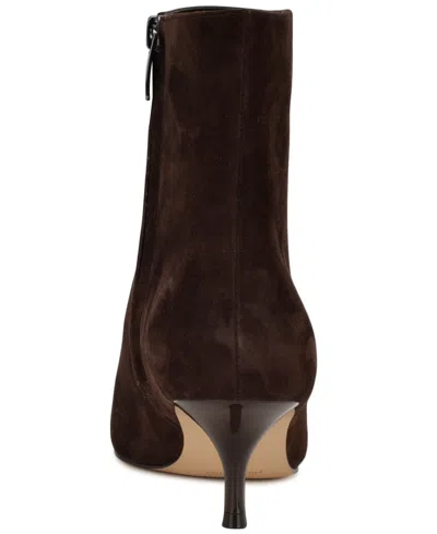 Nine West Hermena Kitten Heel Bootie In Animal Print