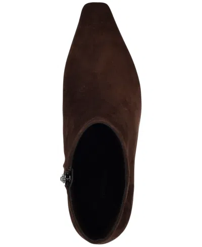 Nine West Hermena Kitten Heel Bootie In Animal Print