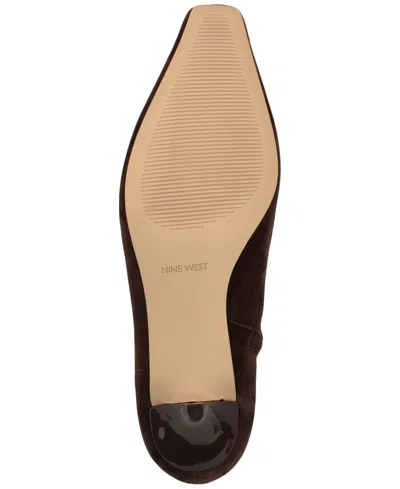 Nine West Hermena Kitten Heel Bootie In Animal Print