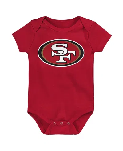 Outerstuff Newborn 3-pack San Francisco 49ers Little Tike Bodysuit Set In Multi