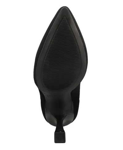 Mia Women's Pamilla Pointed Toe Knit Dress Booties In Black