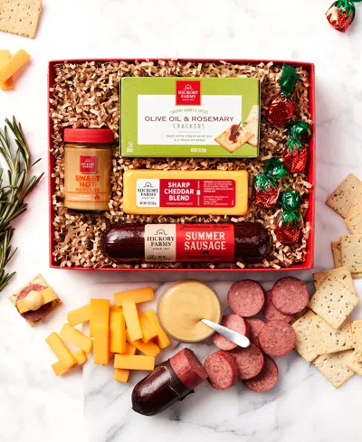Hickory Farms Savory Holiday Selection, 8 Pieces In Transparent