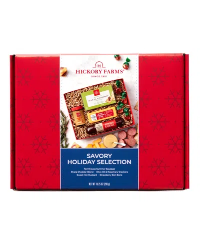 Hickory Farms Savory Holiday Selection, 8 Pieces In Transparent