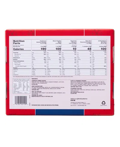 Hickory Farms Savory Holiday Selection, 8 Pieces In Transparent