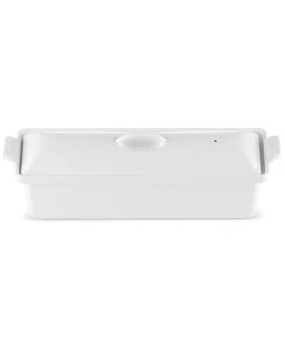 Le Creuset Enameled Cast Iron 2 Qt. Traditional Rectangular Terrine In White