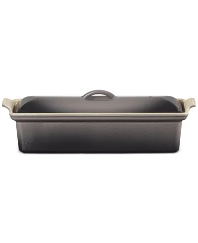 Le Creuset Enameled Cast Iron 2 Qt. Traditional Rectangular Terrine In Black