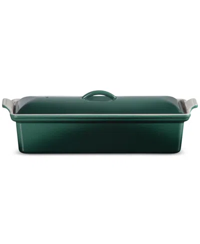 Le Creuset Enameled Cast Iron 2 Qt. Traditional Rectangular Terrine In Green