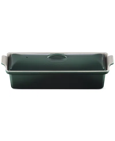 Le Creuset Enameled Cast Iron 2 Qt. Traditional Rectangular Terrine In Green