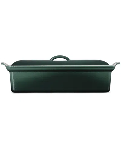 Le Creuset Enameled Cast Iron 2 Qt. Traditional Rectangular Terrine In Green