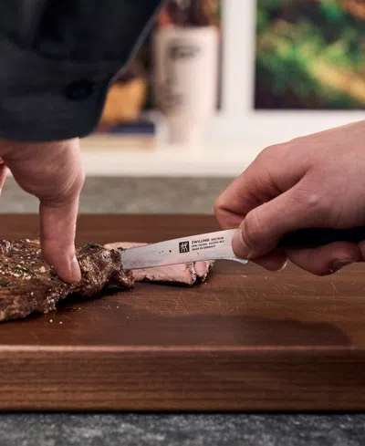 Zwilling Spectrum 4 Piece Steak Knife Set With Wood Presentation Box In Multi