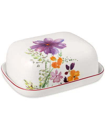 Villeroy & Boch Mariefleur Basic Covered Butterdish In Multi
