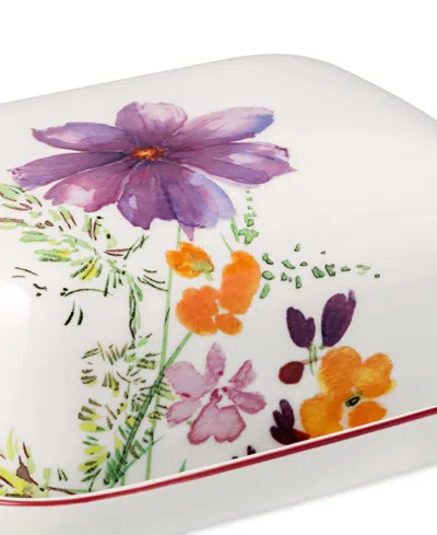 Villeroy & Boch Mariefleur Basic Covered Butterdish In Multi