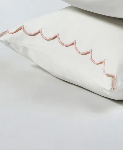 Peri Home Scallop 300-thread Count Cotton 4-pc. Sheet Set, Queen In Multi