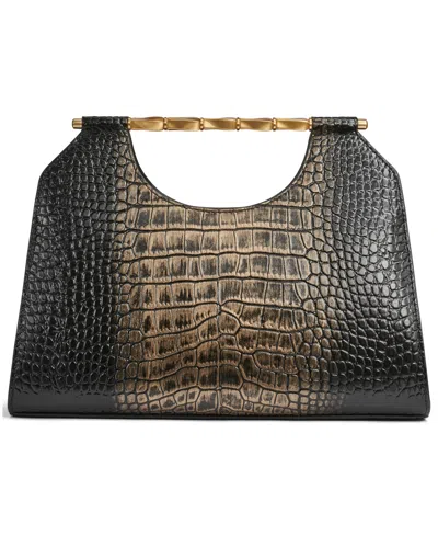 Donna Karan Women's Commack Metallic Croco Clutch In Multi