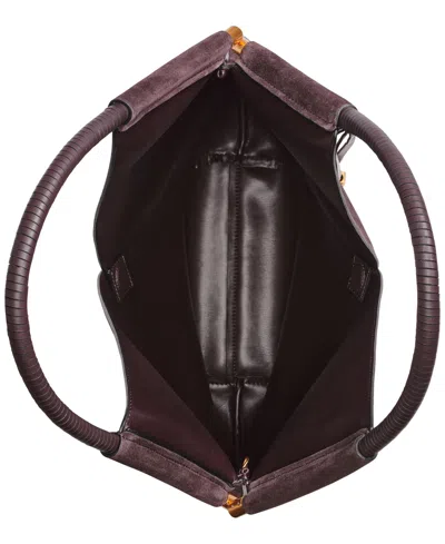 Donna Karan Women's Baldwin Extra Large Suede Shoulder Bag In Purple