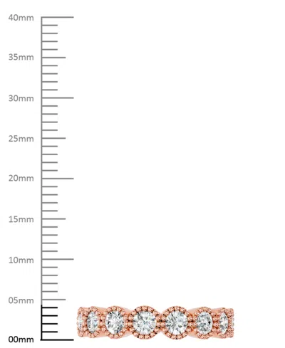 Macy's Diamond Milgrain Frame Eternity Band (2 Ct. T.w.) In Platinum Or 14k Gold In Gold